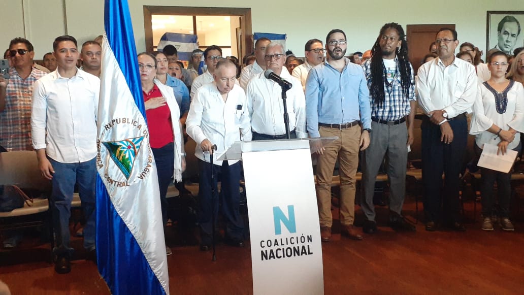 Coalición Nacional se constituye en Nicaragua con un claro llamado: “Unidad”