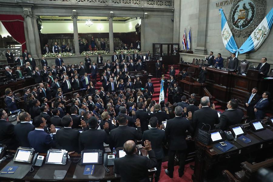 Constituido el nuevo Congreso de Guatemala, queda libre la vía para investir a Arévalo
