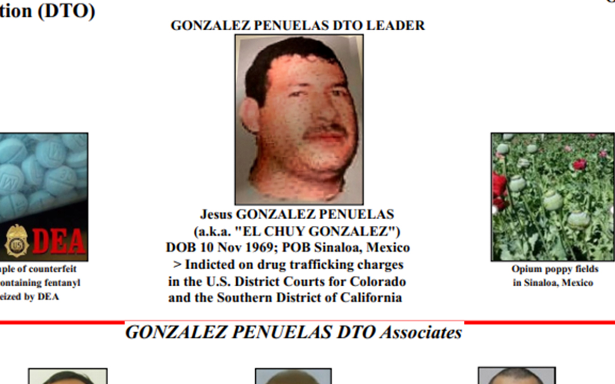 Estados Unidos ofrece 5 millones de recompensa por información del capo mexicano Chuy González