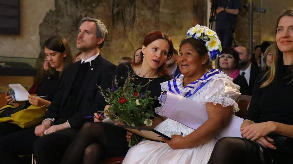 Francisca Ramírez pide ayuda al mundo para resolver crisis de Nicaragua