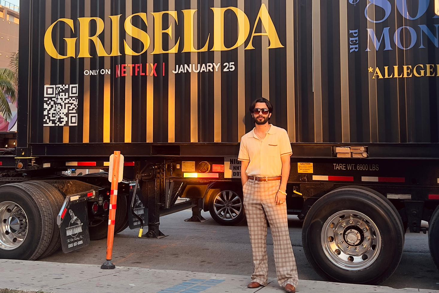 Alberto Lara, el nicaragüense que trabaja como embajador de marca para la serie Griselda de Netflix