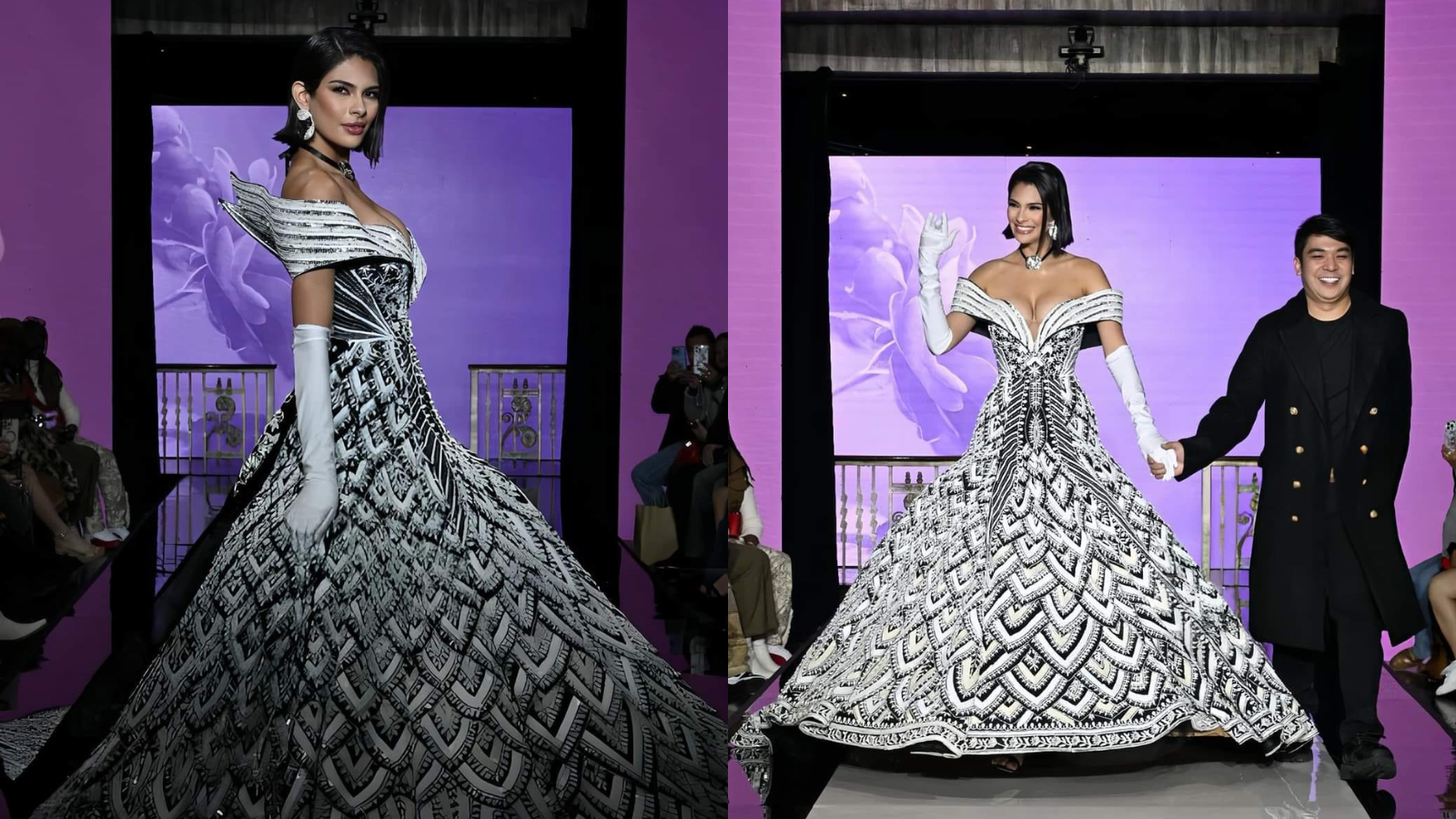 Sheynnis Palacios debuta en la Semana de la Moda de Nueva York con un impresionante vestido diseñado a su medida