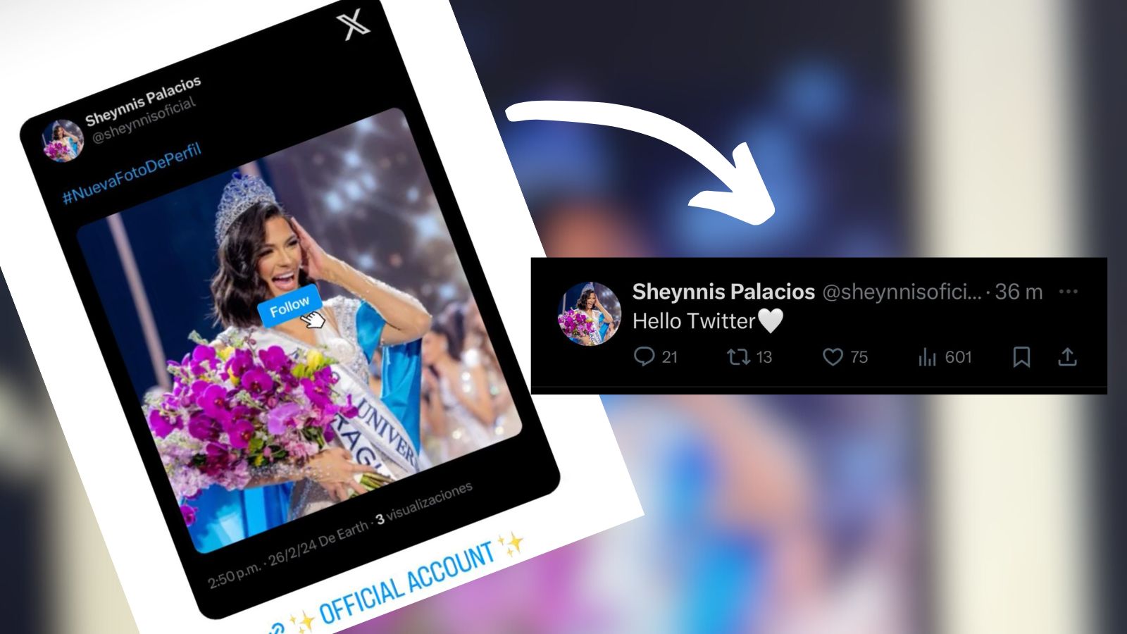 «Hello Twitter», Sheynnis Palacios abre cuenta oficial en X
