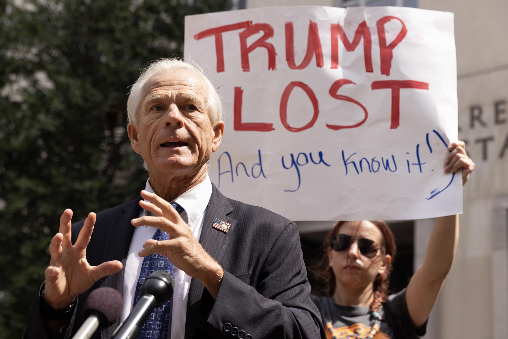 Exasesor de Donald Trump Peter Navarro deberá ingresar en prisión la semana próxima