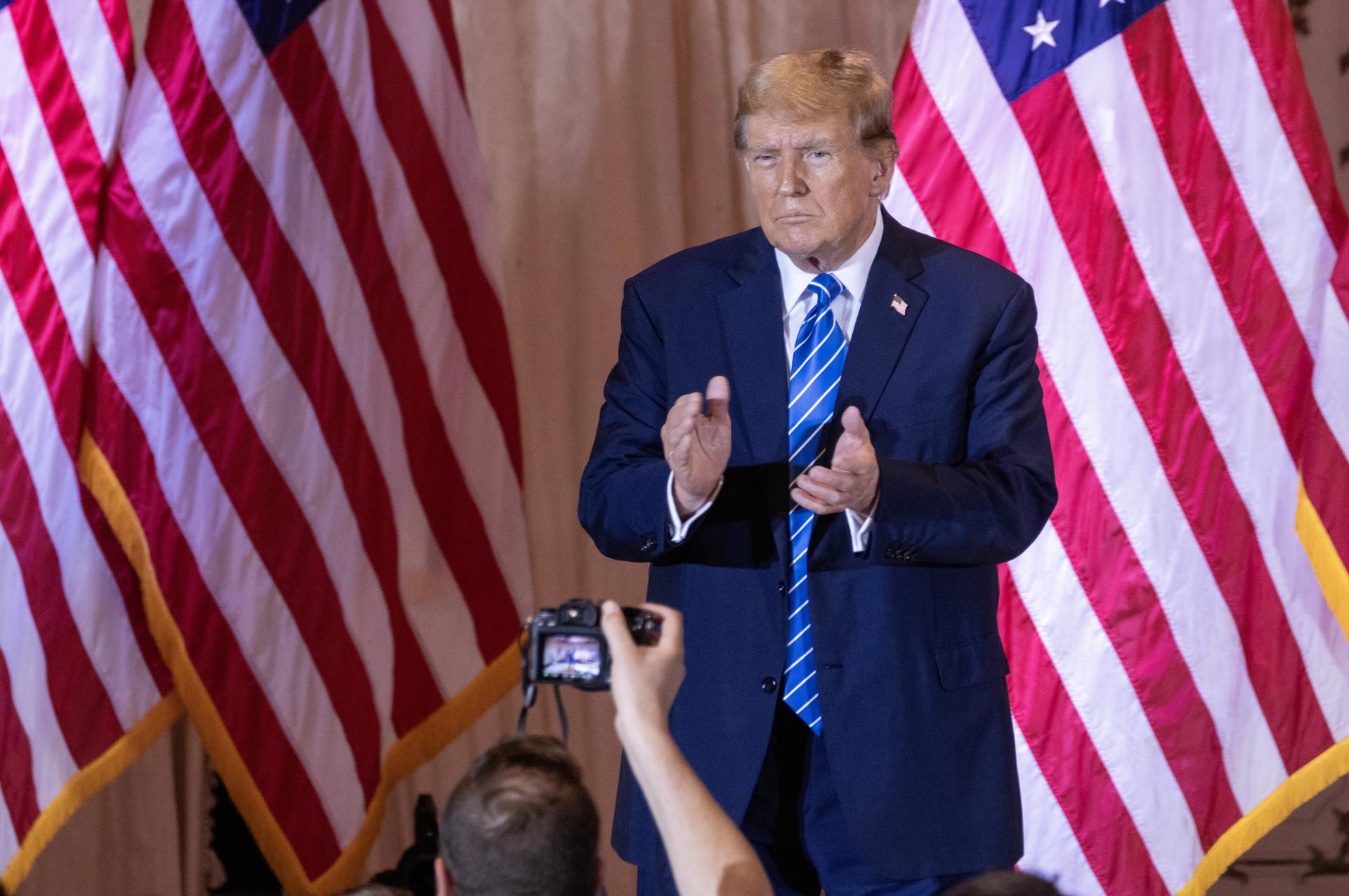 Trump ve inadecuado que la fiscal de su caso en Georgia pueda seguir al frente del mismo