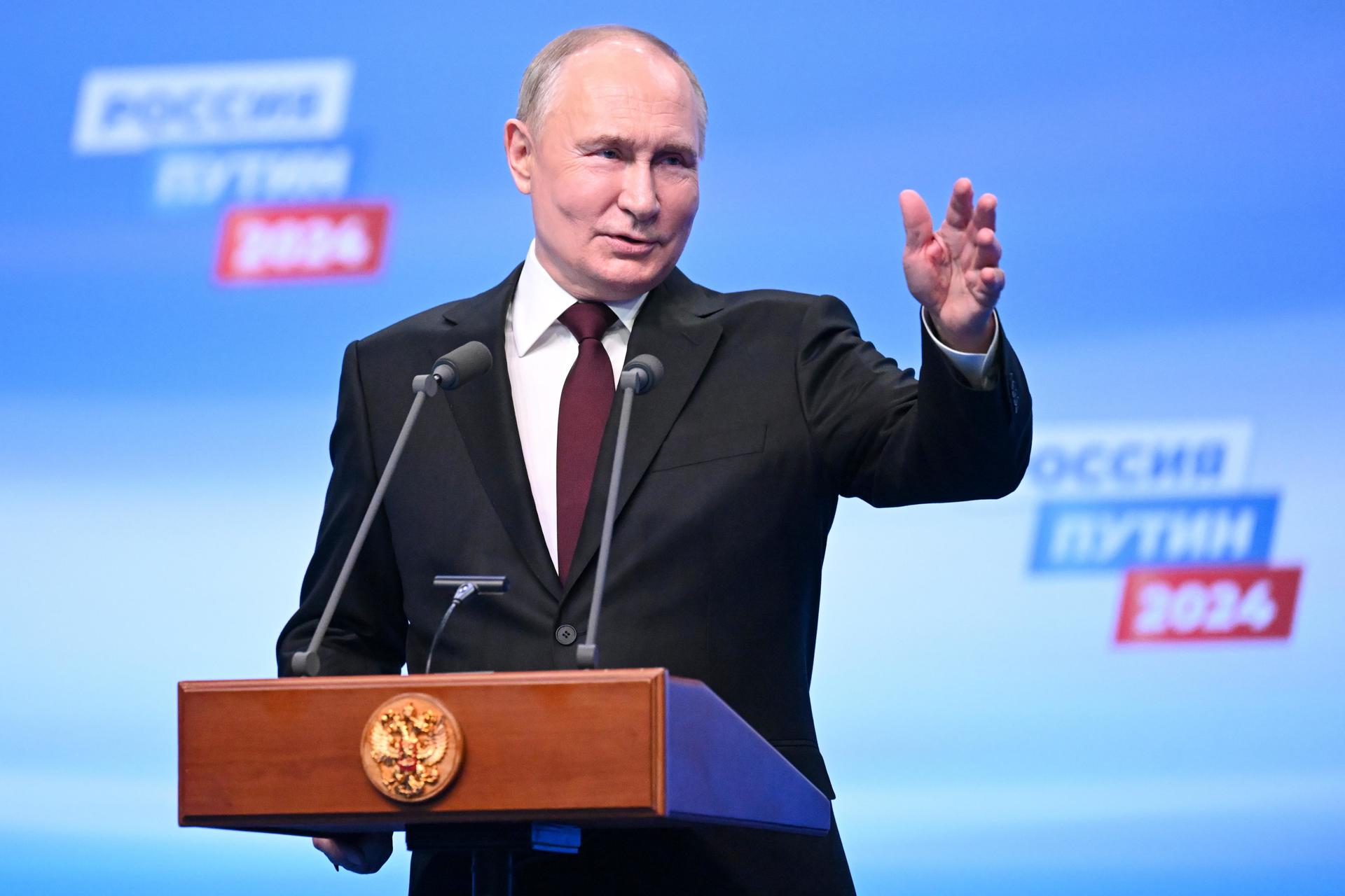 Vladimir Putin gana las presidenciales en Rusia en unas elecciones a su medida