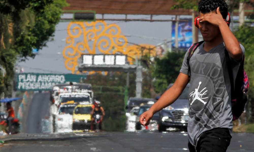 Temperaturas en Nicaragua superarán los 38 grados esta semana