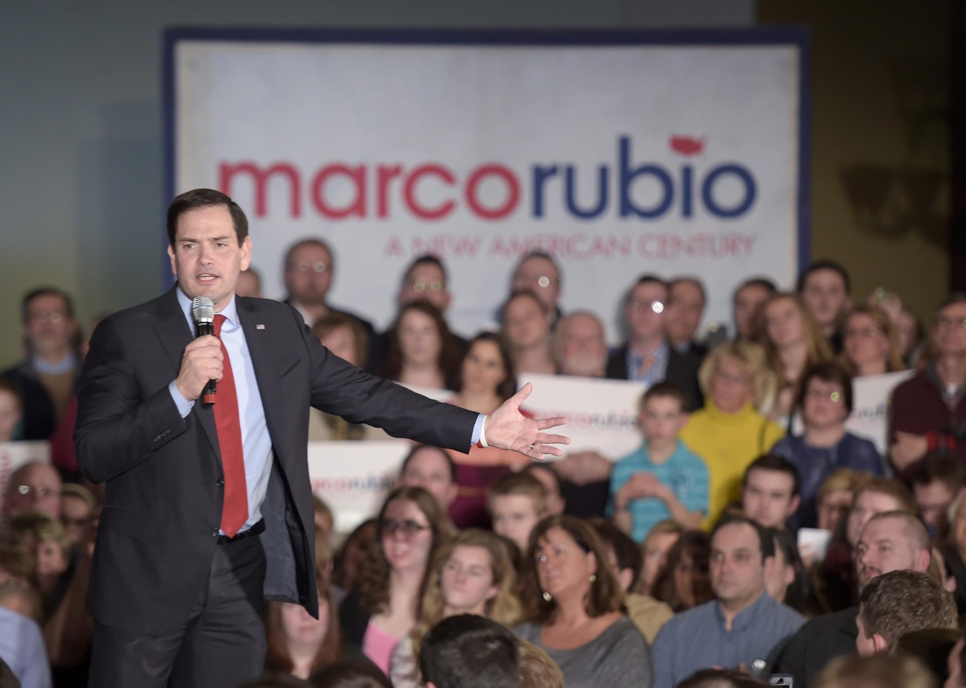 Trump considera al senador republicano Marco Rubio como posible candidato a vicepresidente