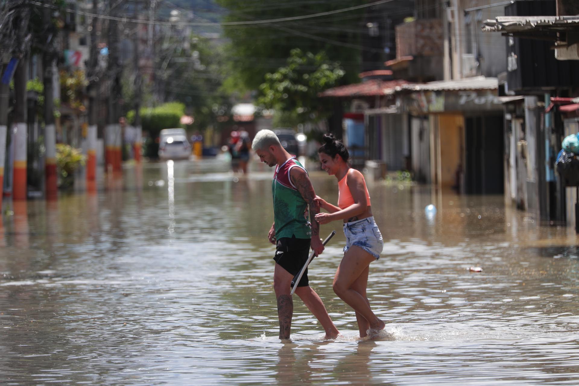 Al menos siete muertos por las intensas lluvias en Río de Janeiro