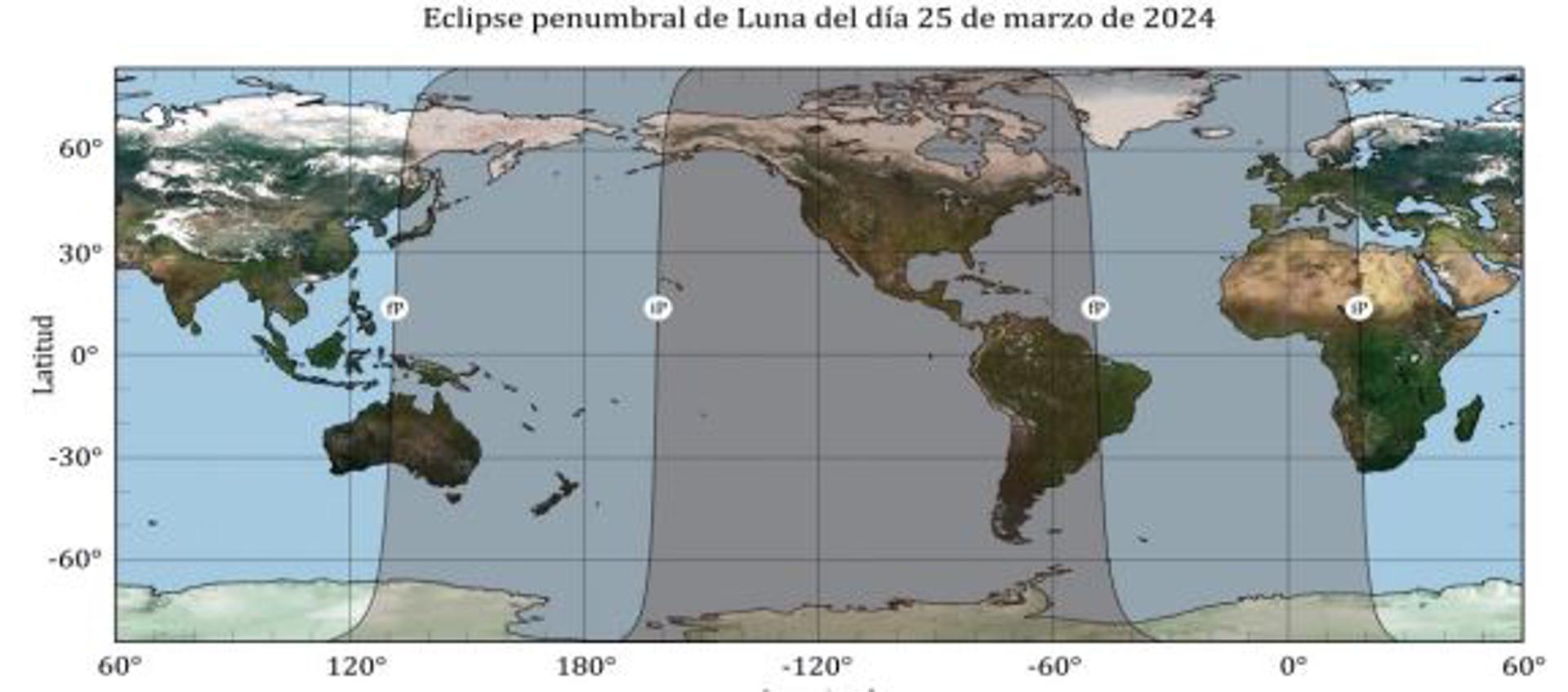 Un eclipse penumbral de Luna, visible en toda América, restará brillo al satélite