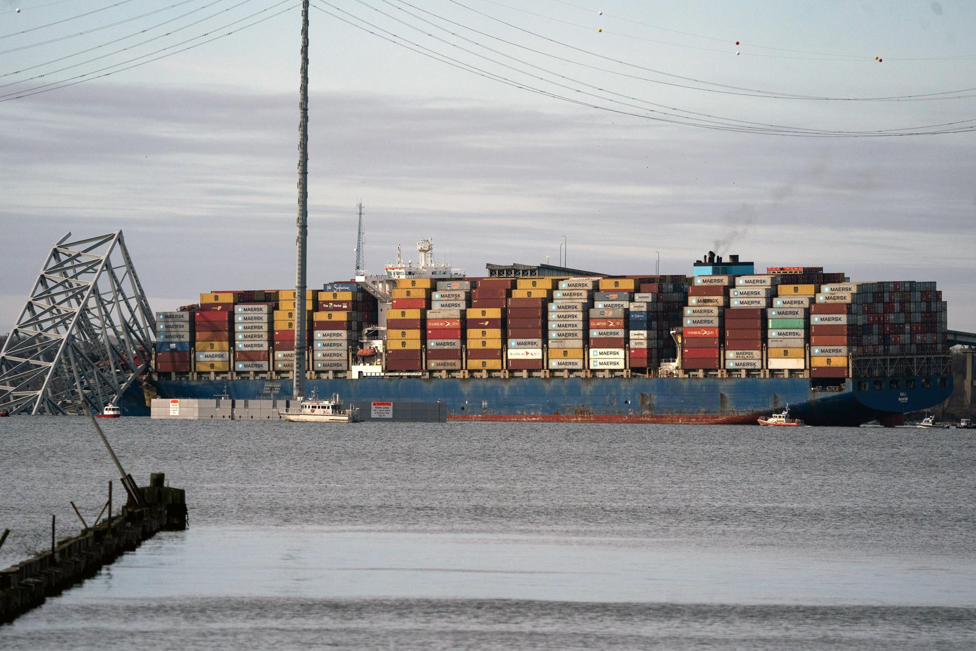 Maersk confirma que el carguero chocado contra un puente en EE.UU. transportaba su carga