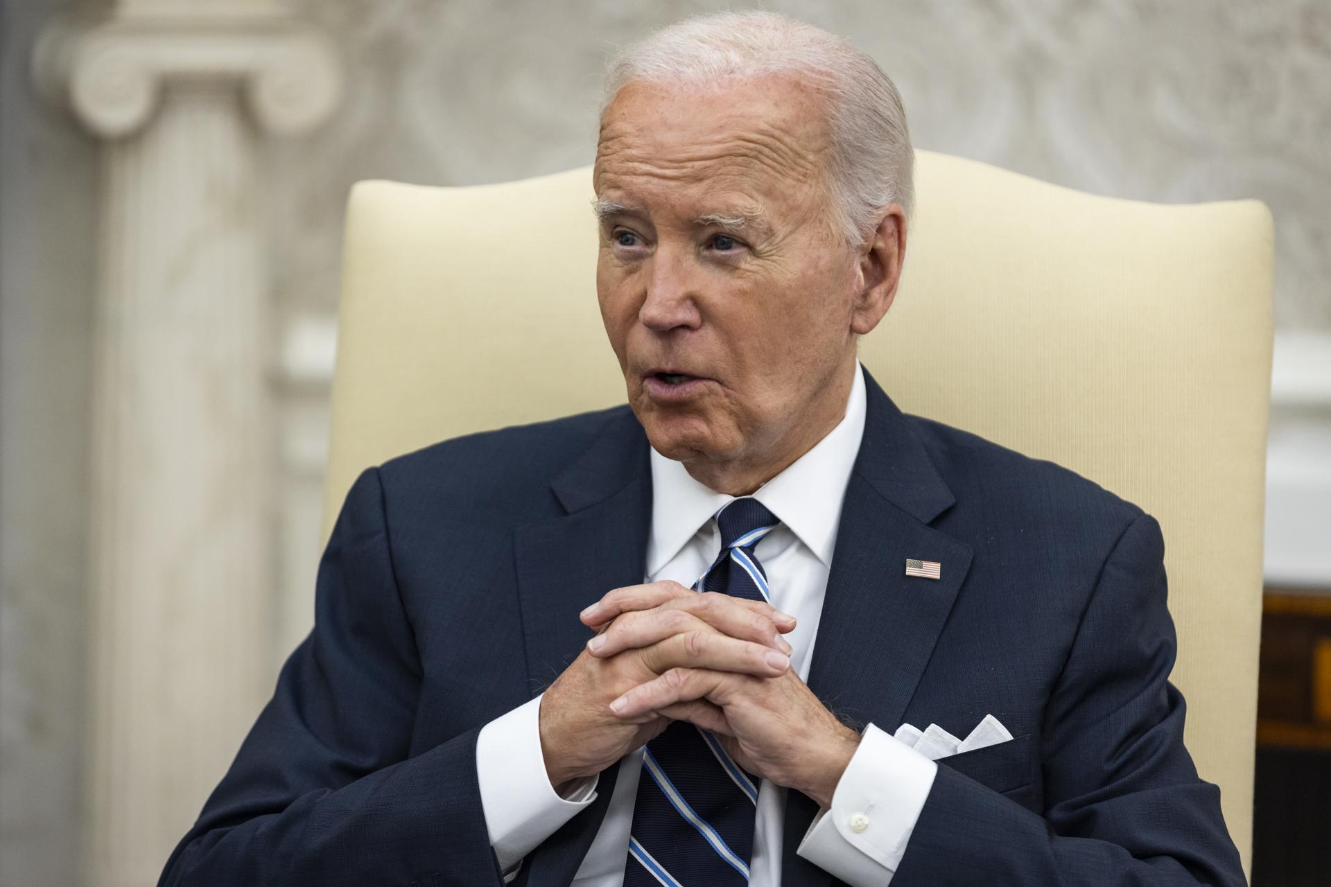 Biden dice que trabaja para «desescalar» el conflicto entre Israel y el Líbano