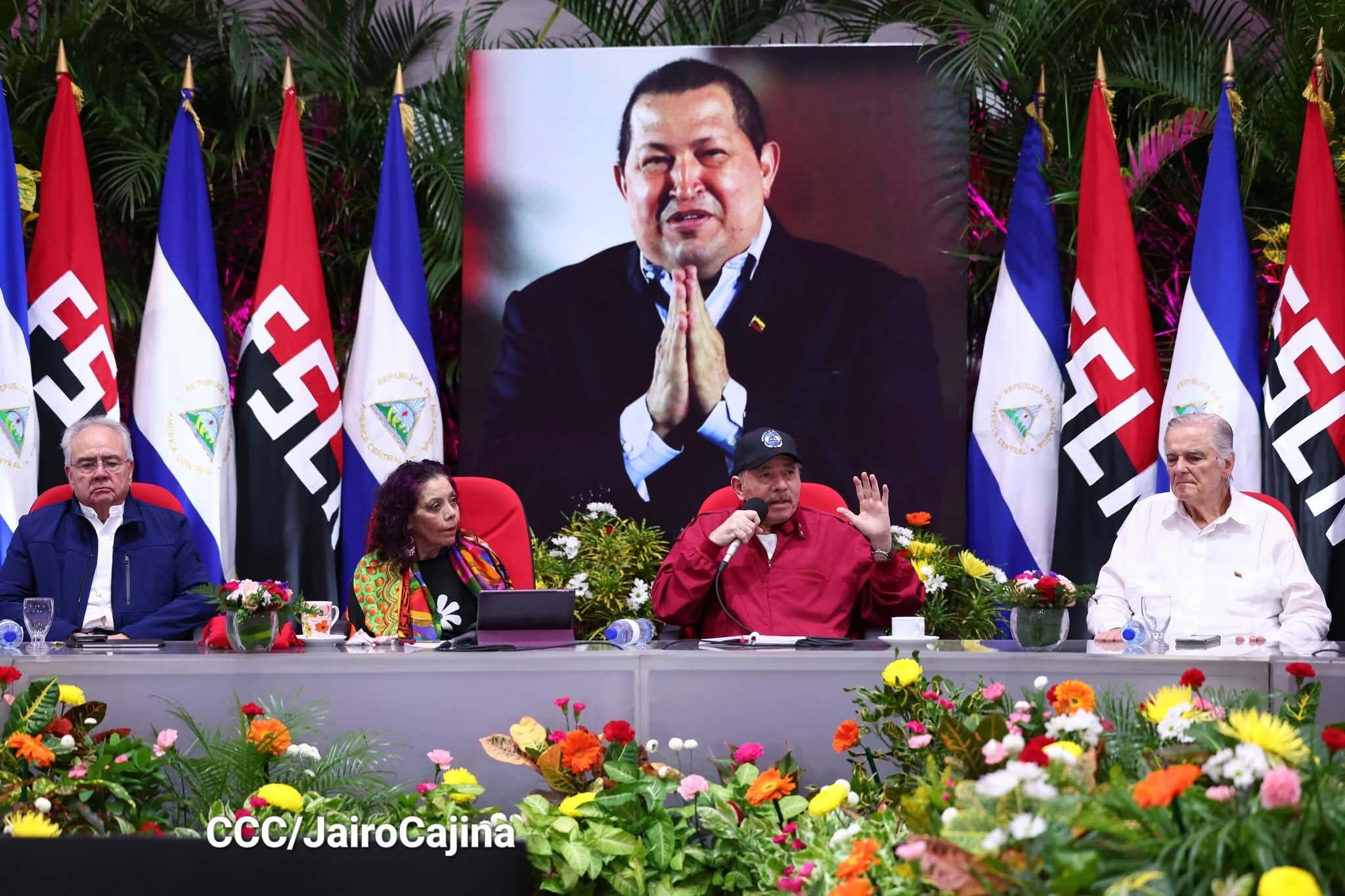 Ortega eleva a Hugo Chávez a la categoría de “santo” y legitima a Nicolás Maduro como su sucesor