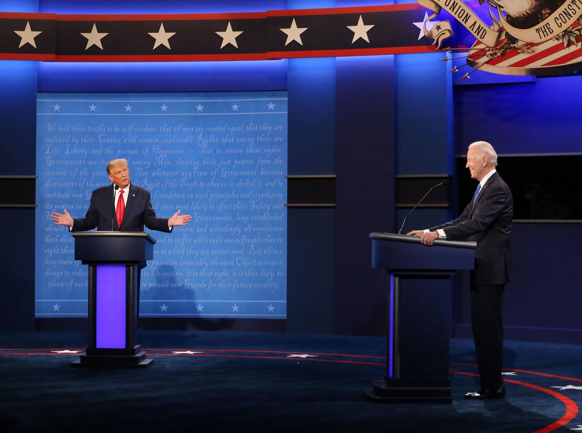 Las grandes cadenas de TV de EE.UU. pedirán un cara a cara entre Biden y Trump