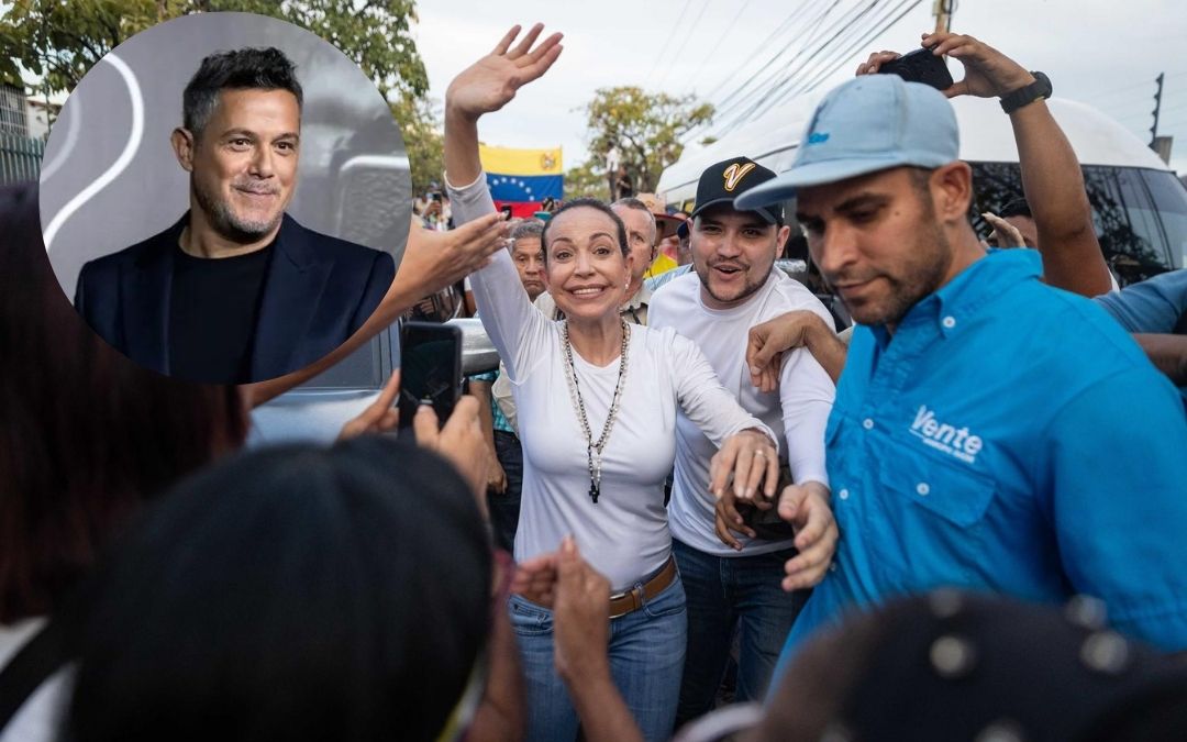 María Corina Machado agradece a Alejandro Sanz por su apoyo
