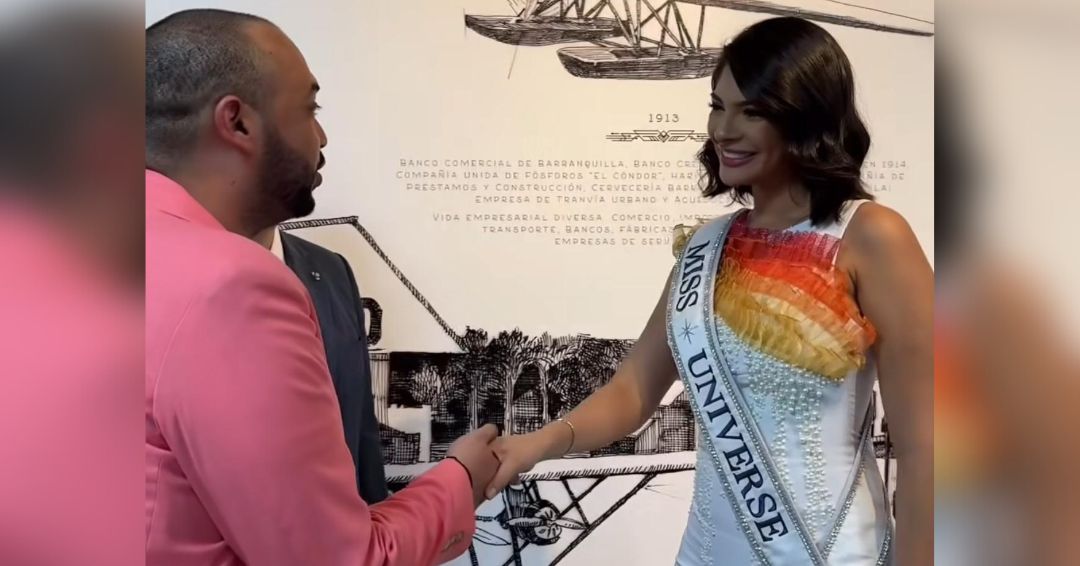 Miss Universo Sheynnis Palacios llega a Barranquilla para participar del Miss Colombia 2024