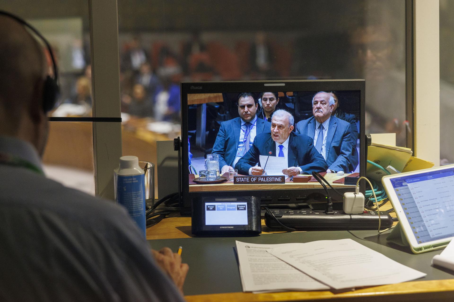 Estados Unidos veta la entrada de Palestina en la ONU como miembro de pleno derecho
