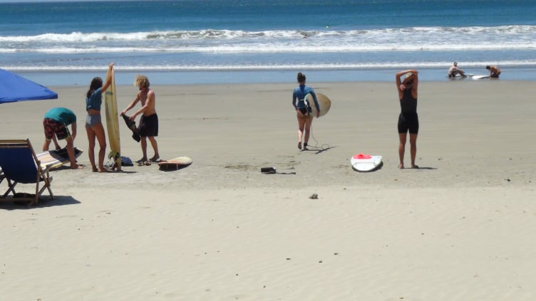 Playas de Nicaragua desoladas por miedo al  coronovirus