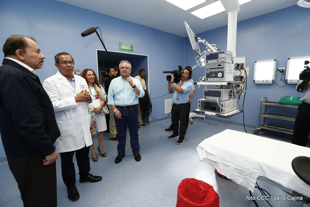 FALSO | Ortega no ha visitado hospitales que atienden a contagiados de coronavirus