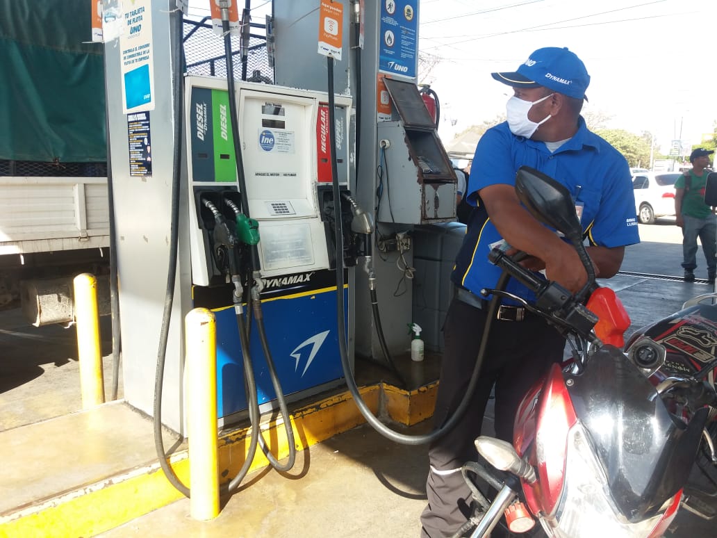 Cuarentena voluntaria impacta en ventas de combustible en Rivas