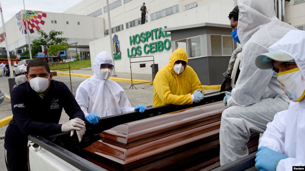 Ecuador tiene la tasa de mortalidad por coronavirus más alta de América