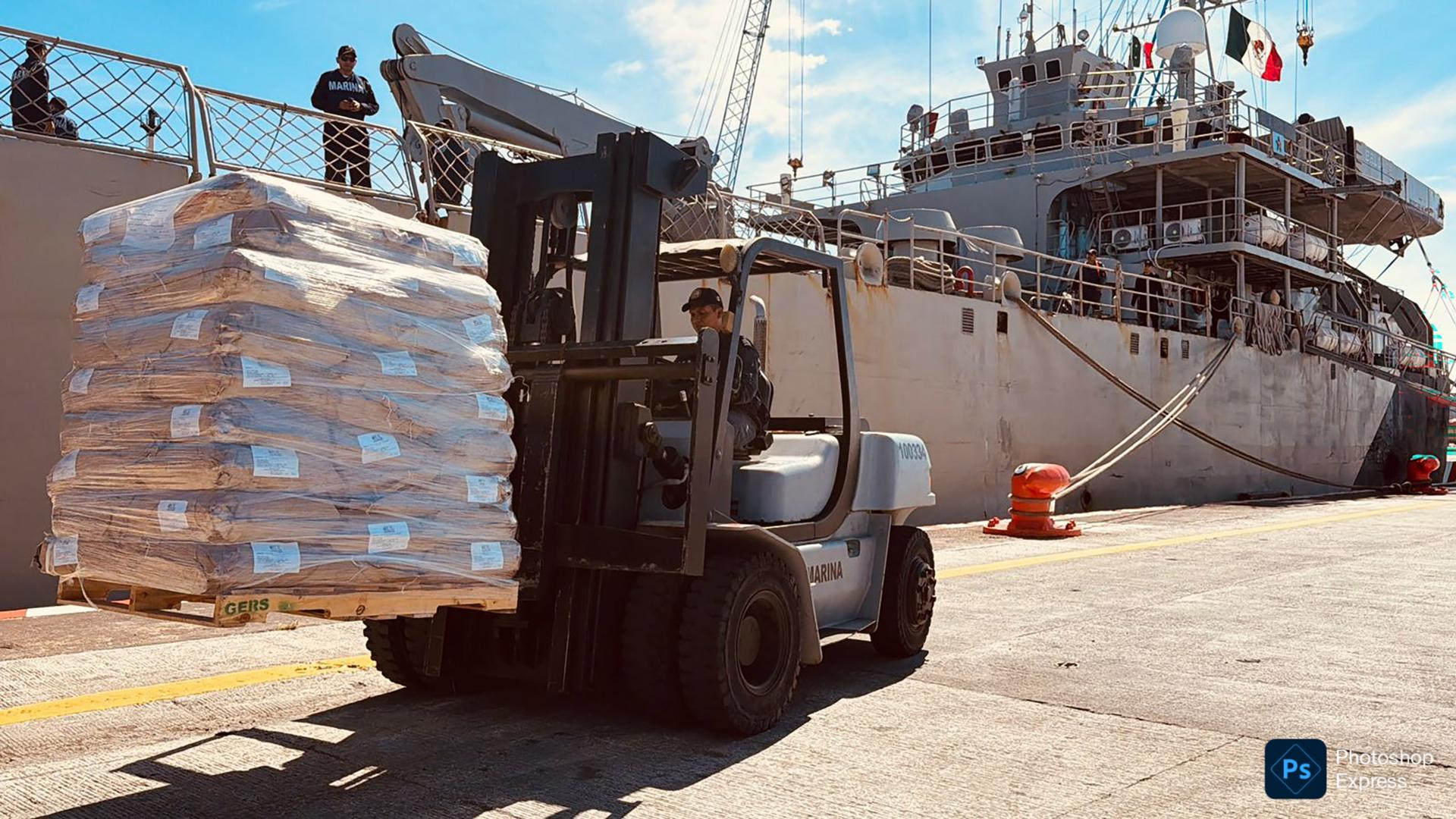 México envía “ayuda humanitaria” a Cuba con más de 814 toneladas de víveres