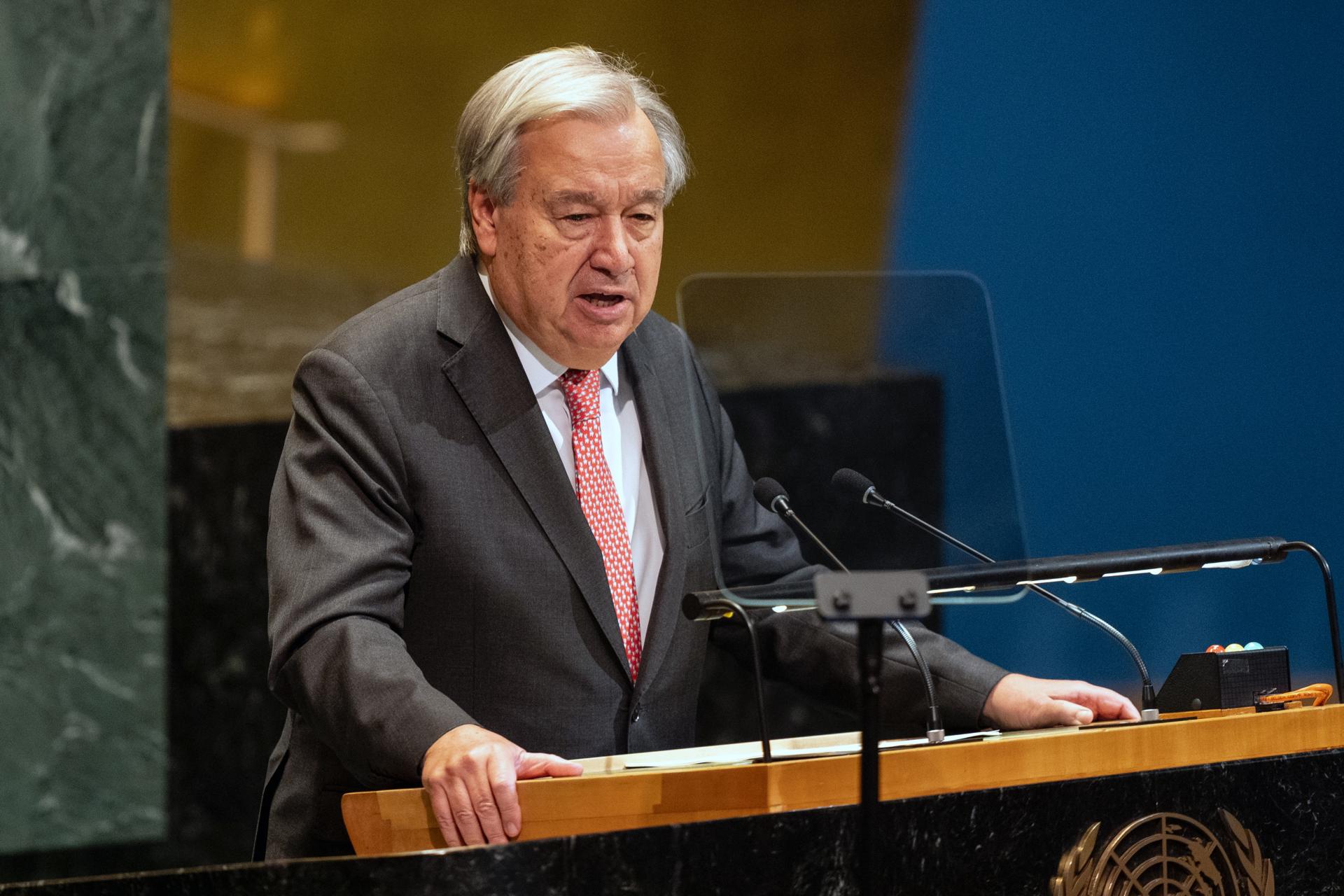 Guterres: El plan de paz en Gaza recuerda que la solución no está en el campo de batalla