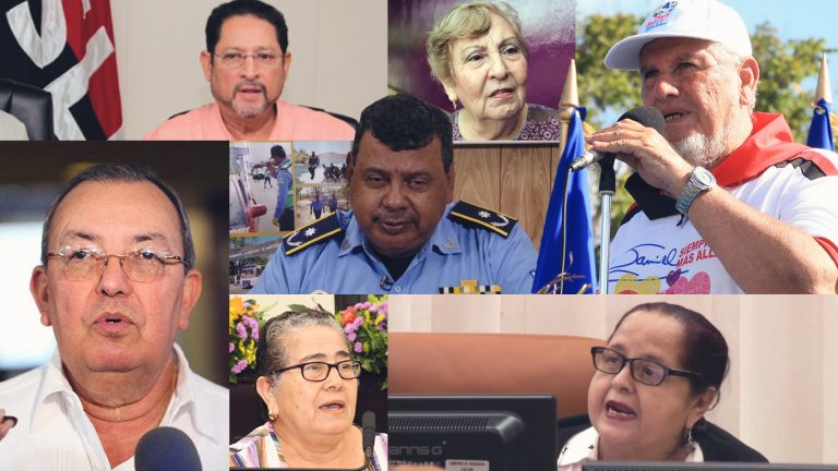 Siete funcionarios orteguistas “hacen el tránsito a otro plano de vida”