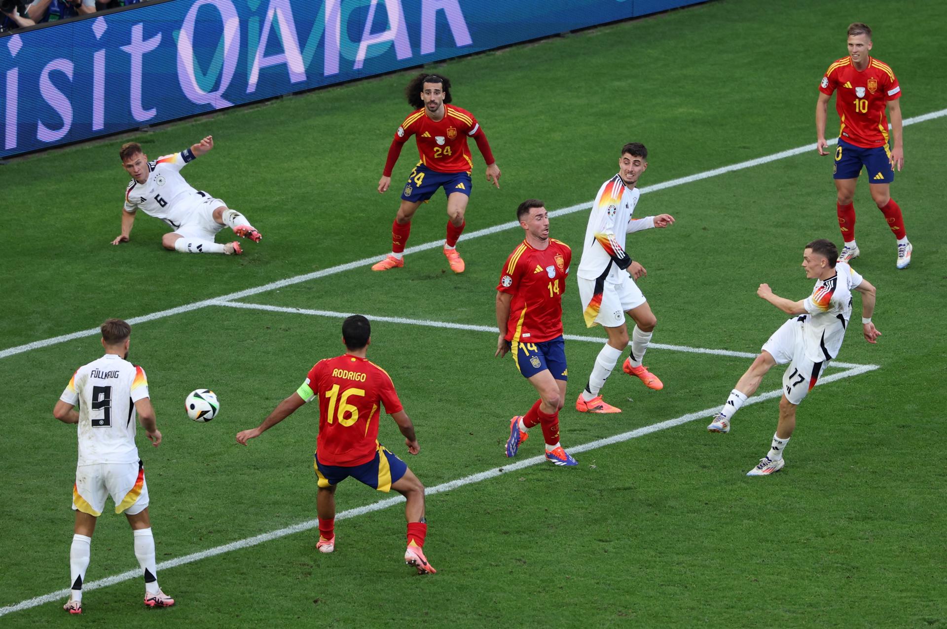 2-1. Mikel Merino mete a España en semifinales de la Eurocopa