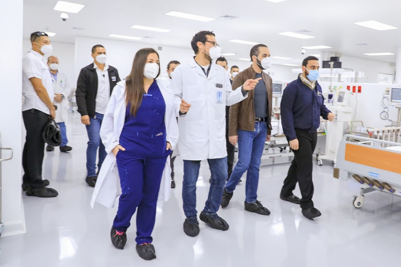 El Salvador inaugura primera fase de un hospital exclusivo para Covid-19