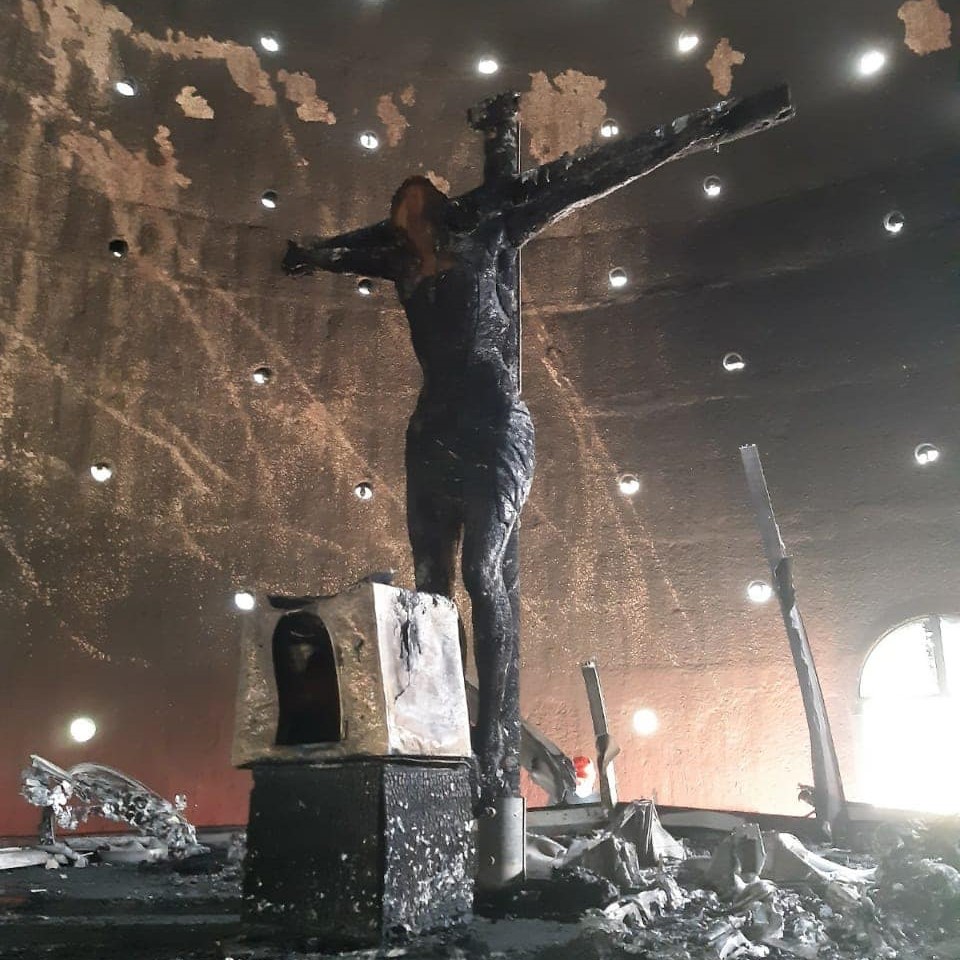 «Fue un acto terrorista», sostiene el cardenal Brenes sobre atentado en la Catedral de Managua