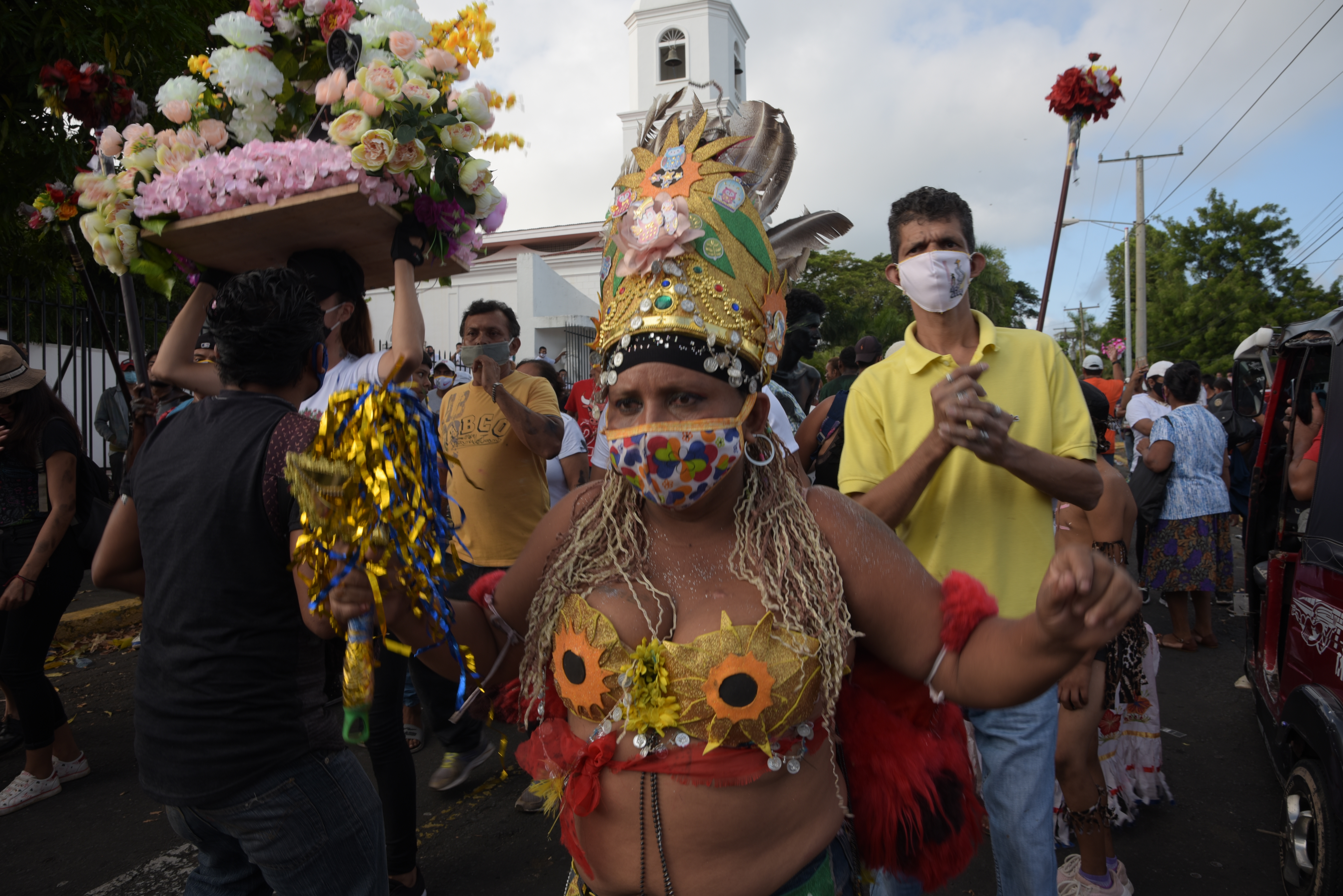 La procesión en honor a Santo Domingo que reta a la pandemia