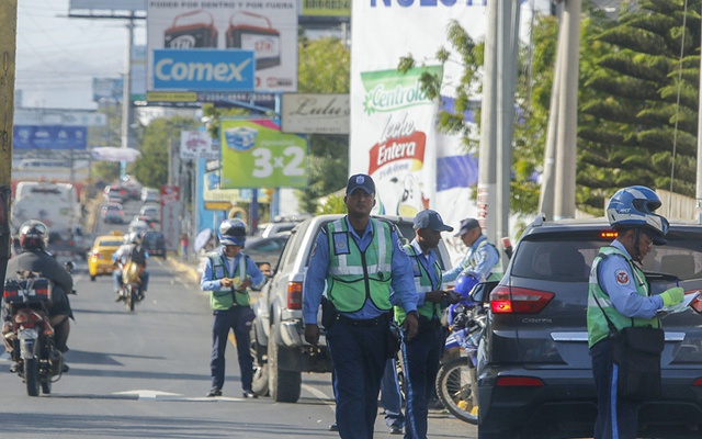 Millonaria recaudación: Policía Orteguista aplica 39 multas de tránsito cada hora