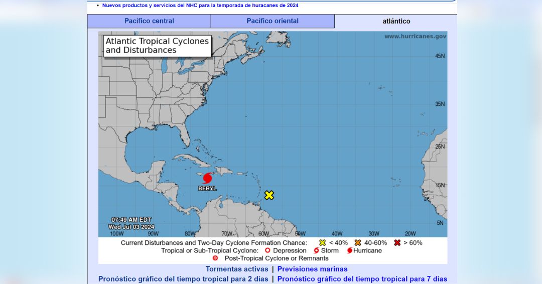 Advertencia de fuertes lluvias para el Pacífico de Nicaragua