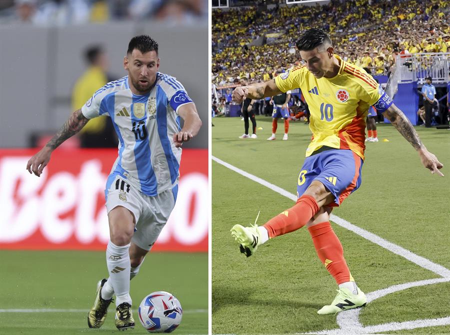 Colombia amenaza la corona de Messi en un duelo de alto voltaje