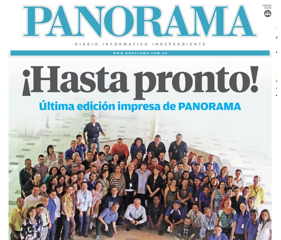 Periódico venezolano es asfixiado por falta de papel