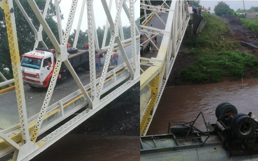 Puente Cuisalá colapsa dos meses después de su reparación, Policía cierra vía Juigalpa – Managua