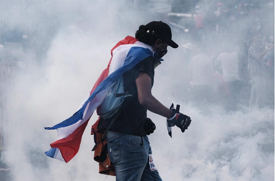 Violentas protestas en Costa Rica: heridos y detenidos en manifestación contra acuerdo con el FMI