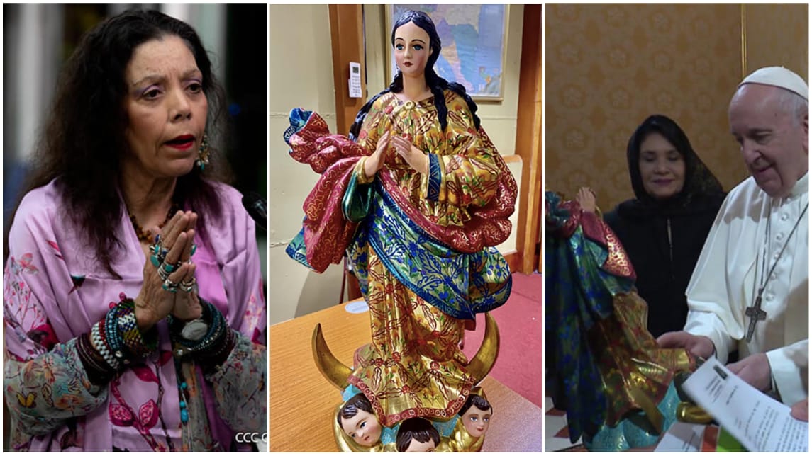 Imagen enviada al Papa no es propia de la Purísima, “es una muñeca que se le asemeja”