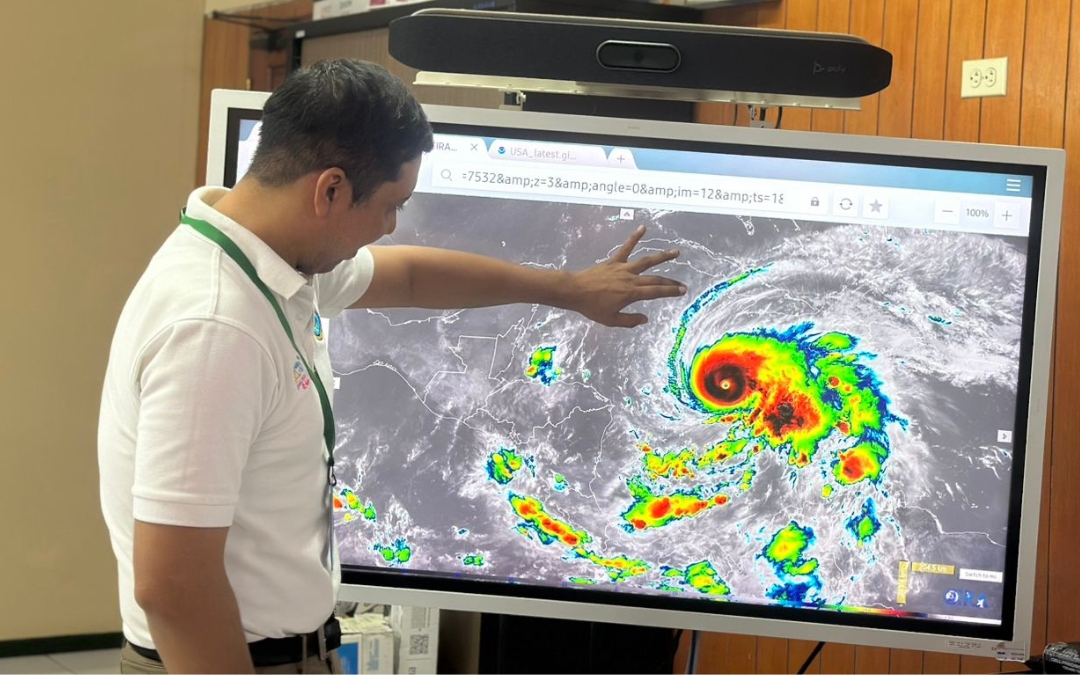 Nicaragua sentirá efectos del huracán Melissa: lluvias fuertes y oleaje de hasta tres metros en el Caribe