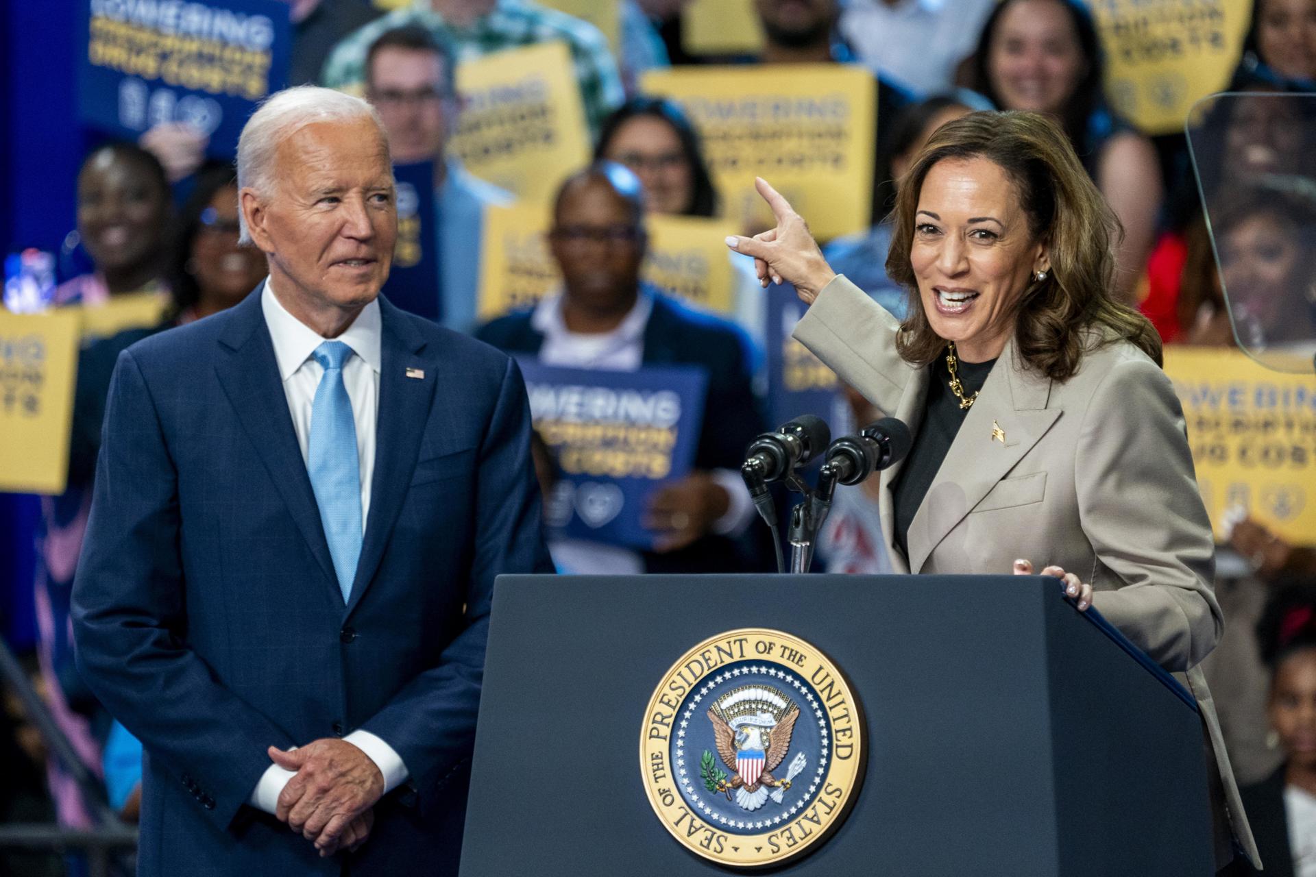 Kamala Harris rescata a Biden para su campaña presidencial