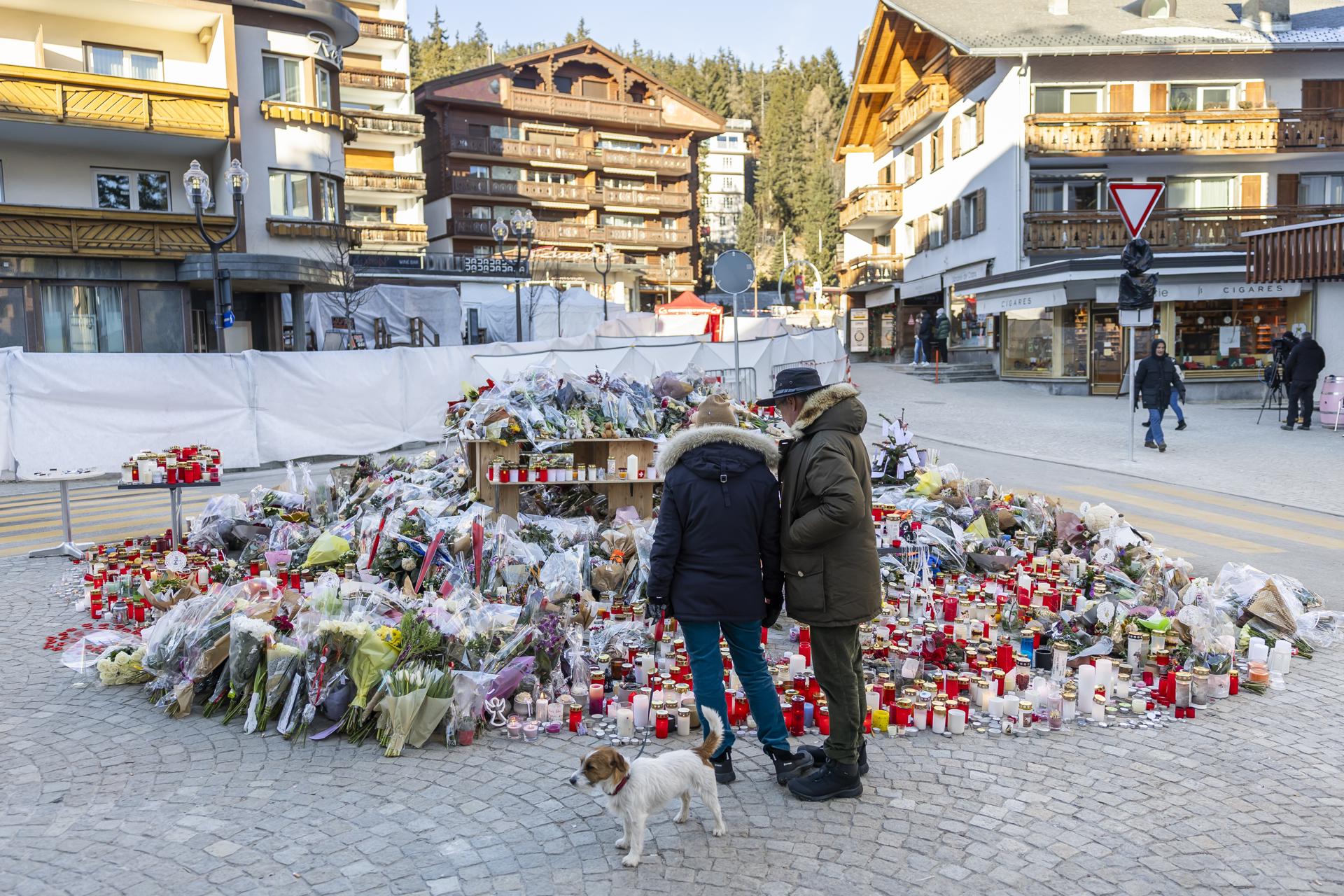 Identifican al total de heridos, 116, del incendio en un bar de los Alpes suizos