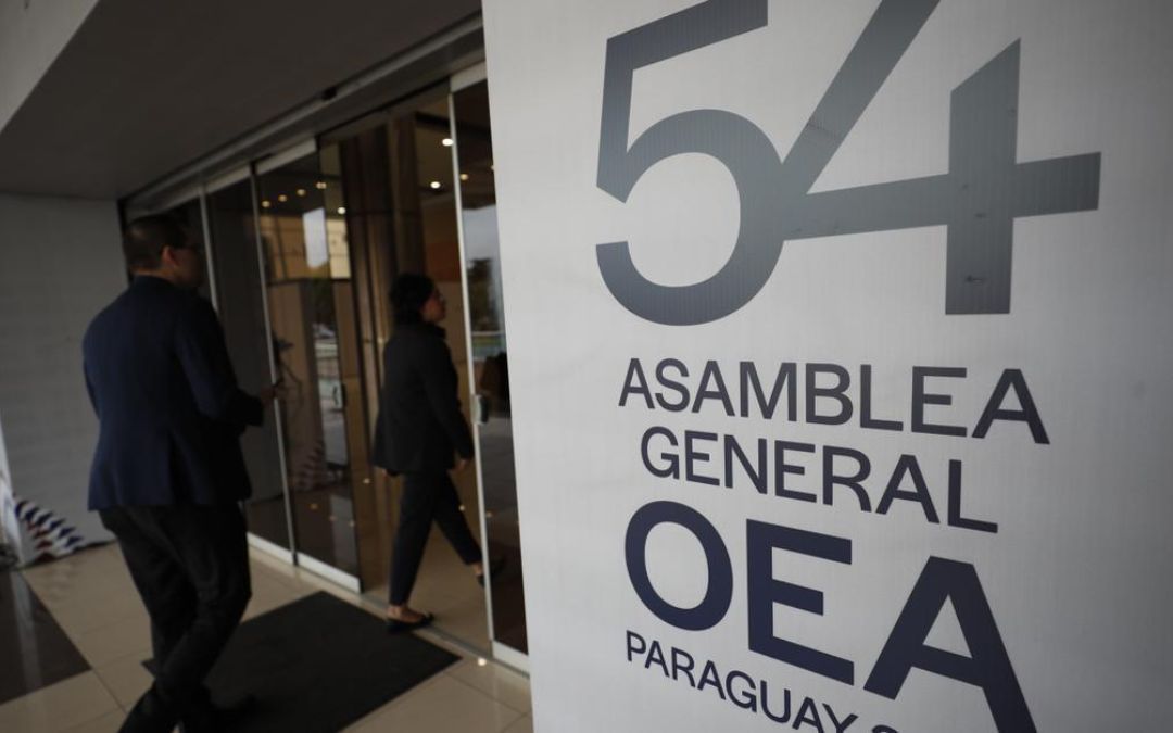 Nicaragua, una de las preocupaciones de la cita anual de la OEA en Paraguay