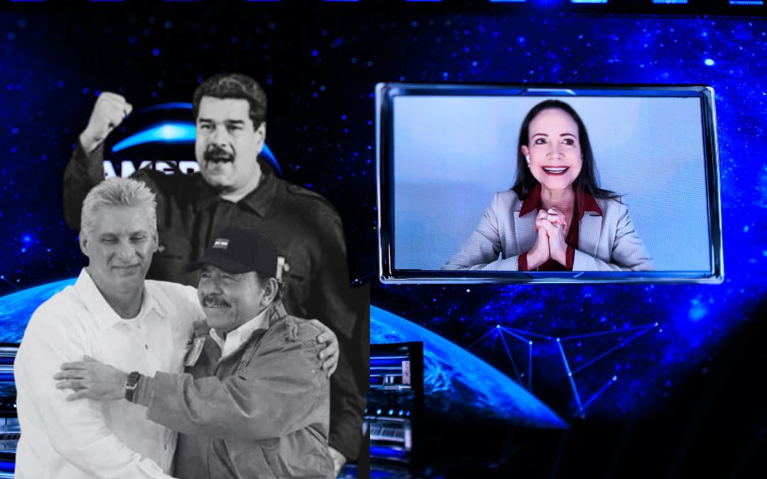 María Corina Machado afirma que tras la libertad de Venezuela vendrá la de Nicaragua y Cuba