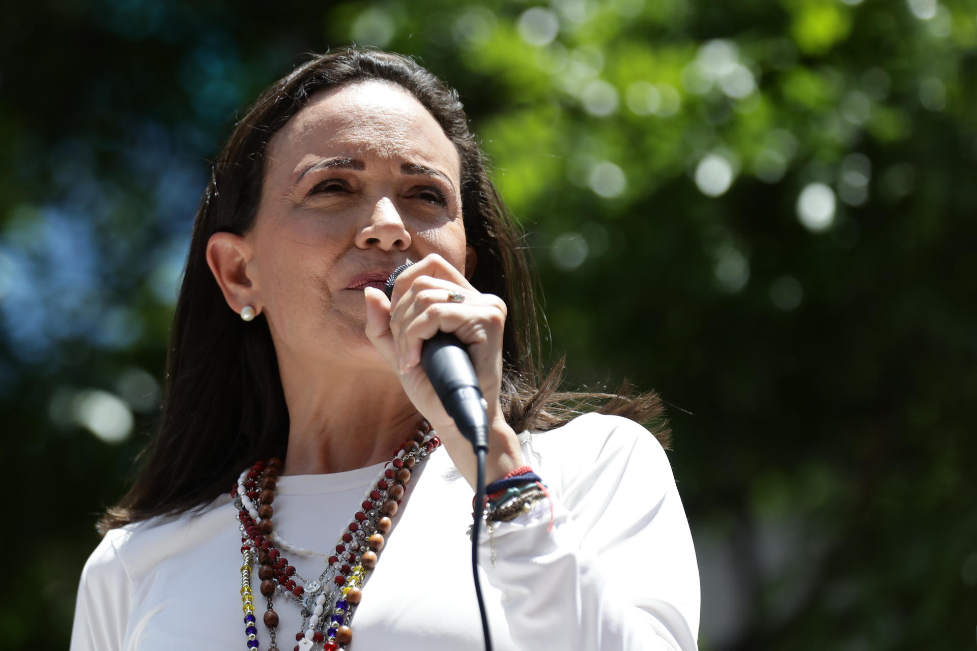 María Corina Machado desmiente a Nicolás Maduro: «Estoy aquí en Venezuela»