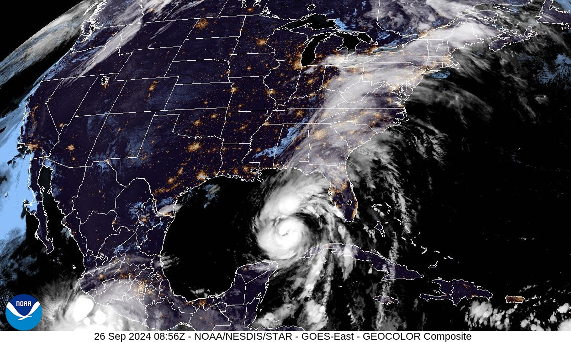 El huracán Helene se fortalece a categoría 2 rumbo a Florida (EEUU)