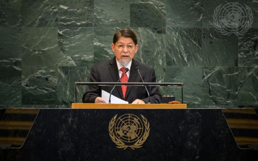 Moncada denuncia en la ONU «terrorismo de Estado» y falta de compasión» de potencias imperialistas