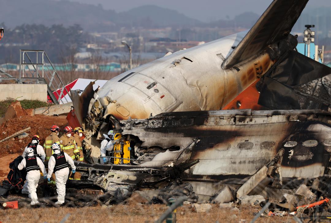 179 muertos y solo dos supervivientes en el siniestro del avión surcoreano
