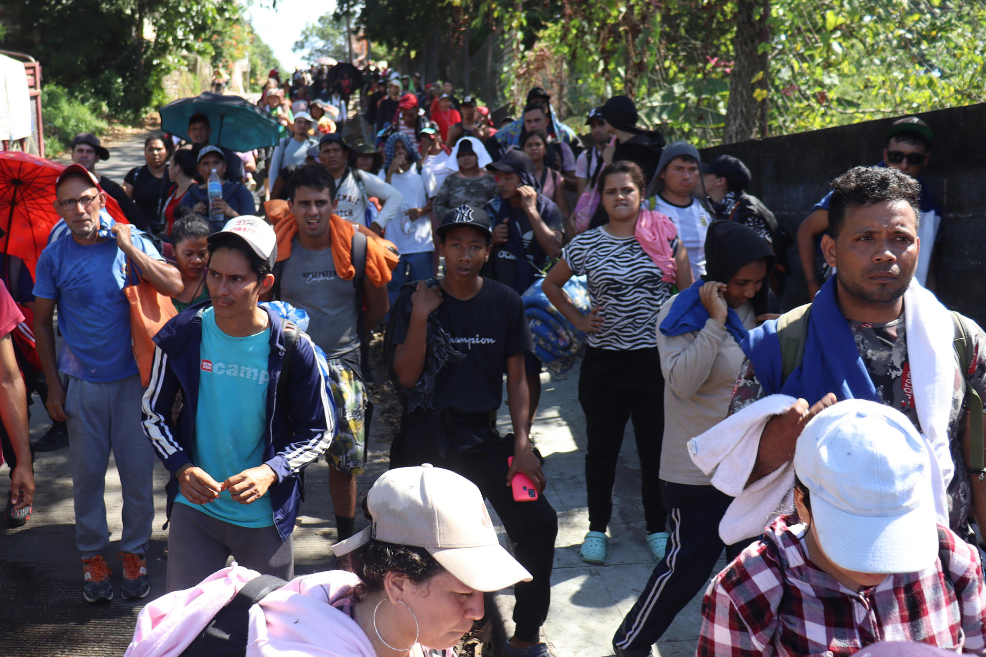 Venezolanos piden a Trump que ayude a cambiar el Gobierno para frenar caravanas en México