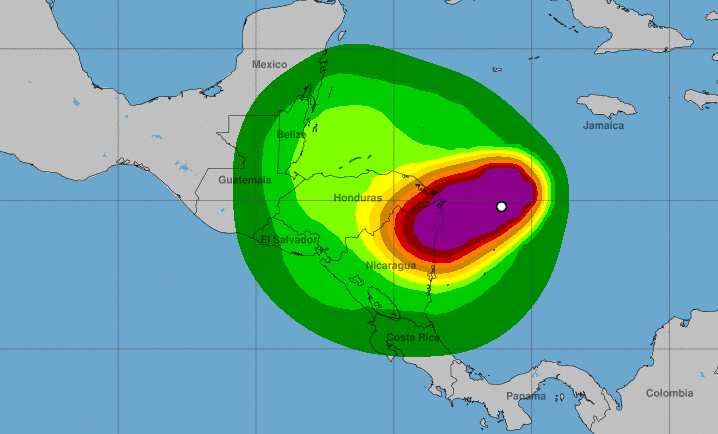 Decretan Alerta Roja ante inminente llegada del  huracán Eta a Nicaragua